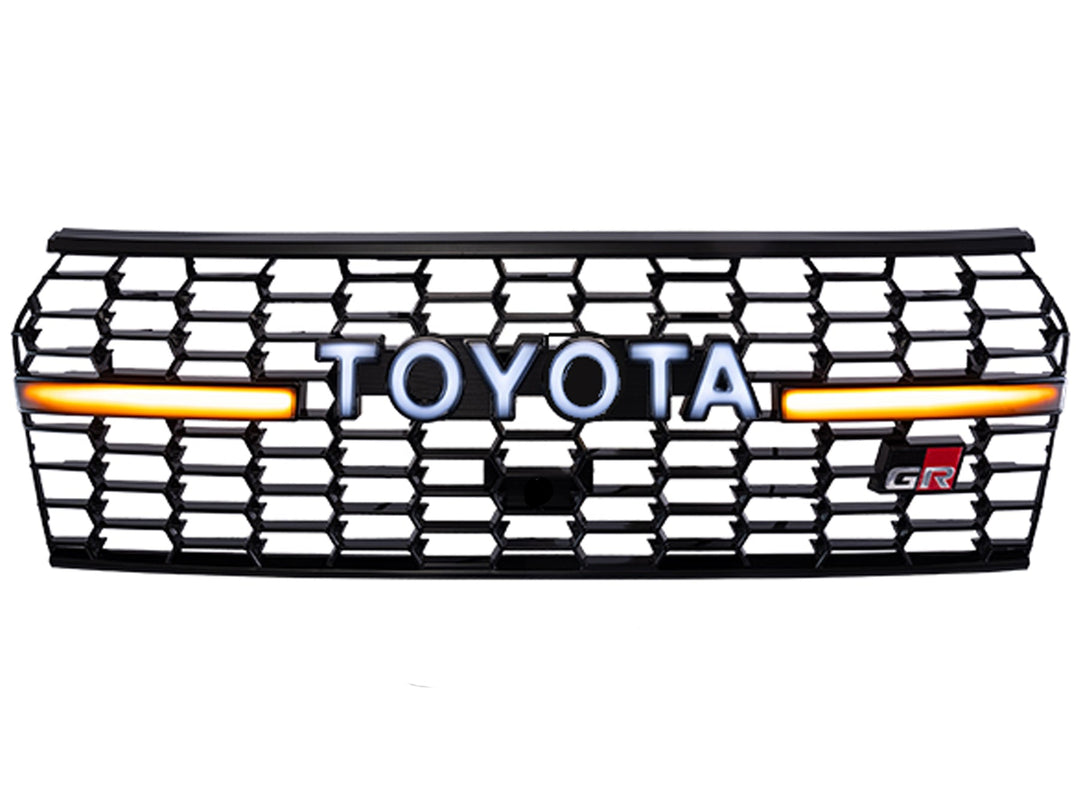 Persiana de Lujo Tipo GR Sport con Led Drl para Toyota Prado 2018-2024