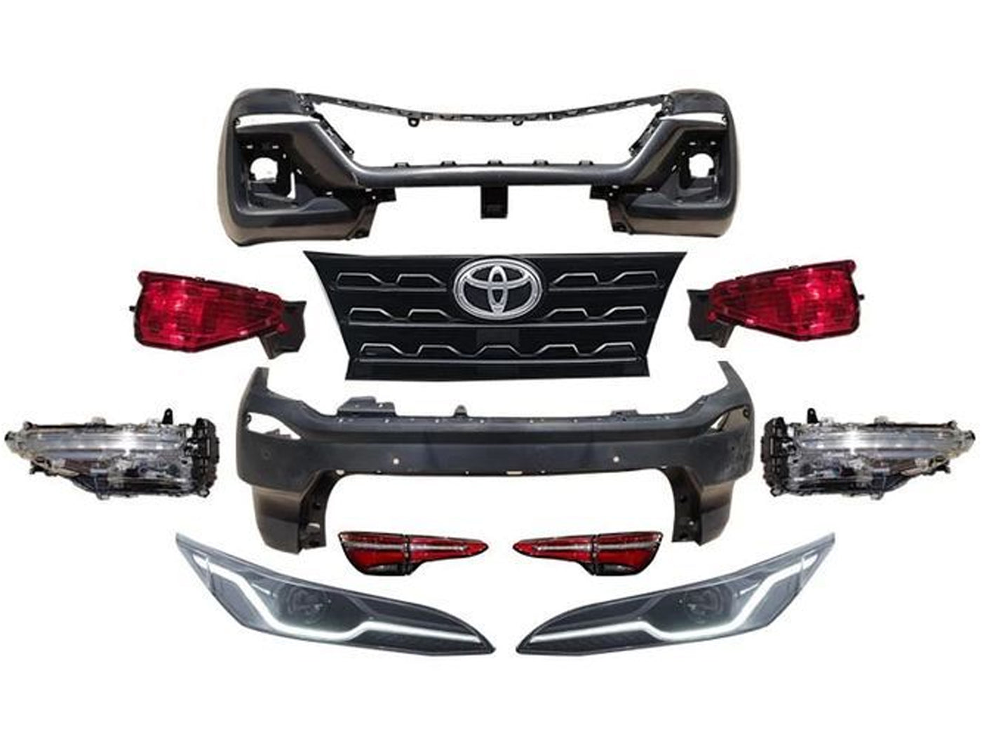 Body Kit de Conversion para Toyota Fortuner 2017-2020 a 2023