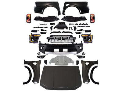 Body Kit de Conversion para Ford Ranger 2013-2023 a Raptor 2024
