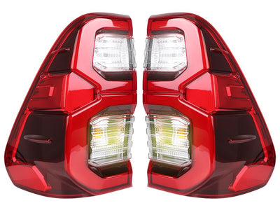 Stops Led Drl de Lujo para Toyota Hilux 2017-2025