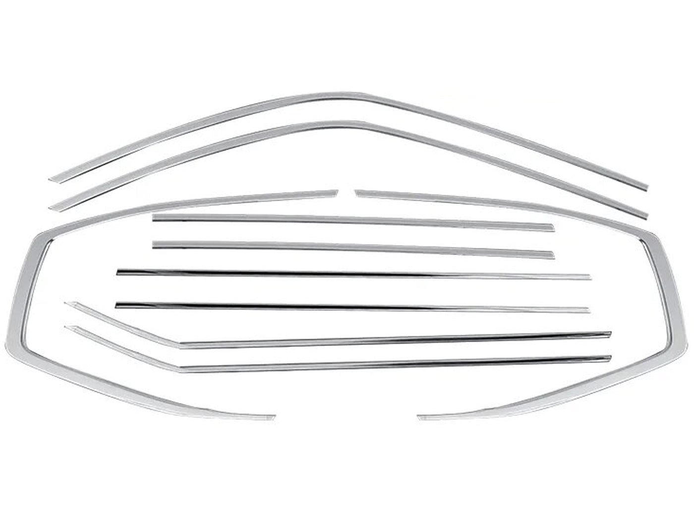 Lamevidrios de Ventana Cromados para Toyota Land Cruiser Lc300 2022-2025