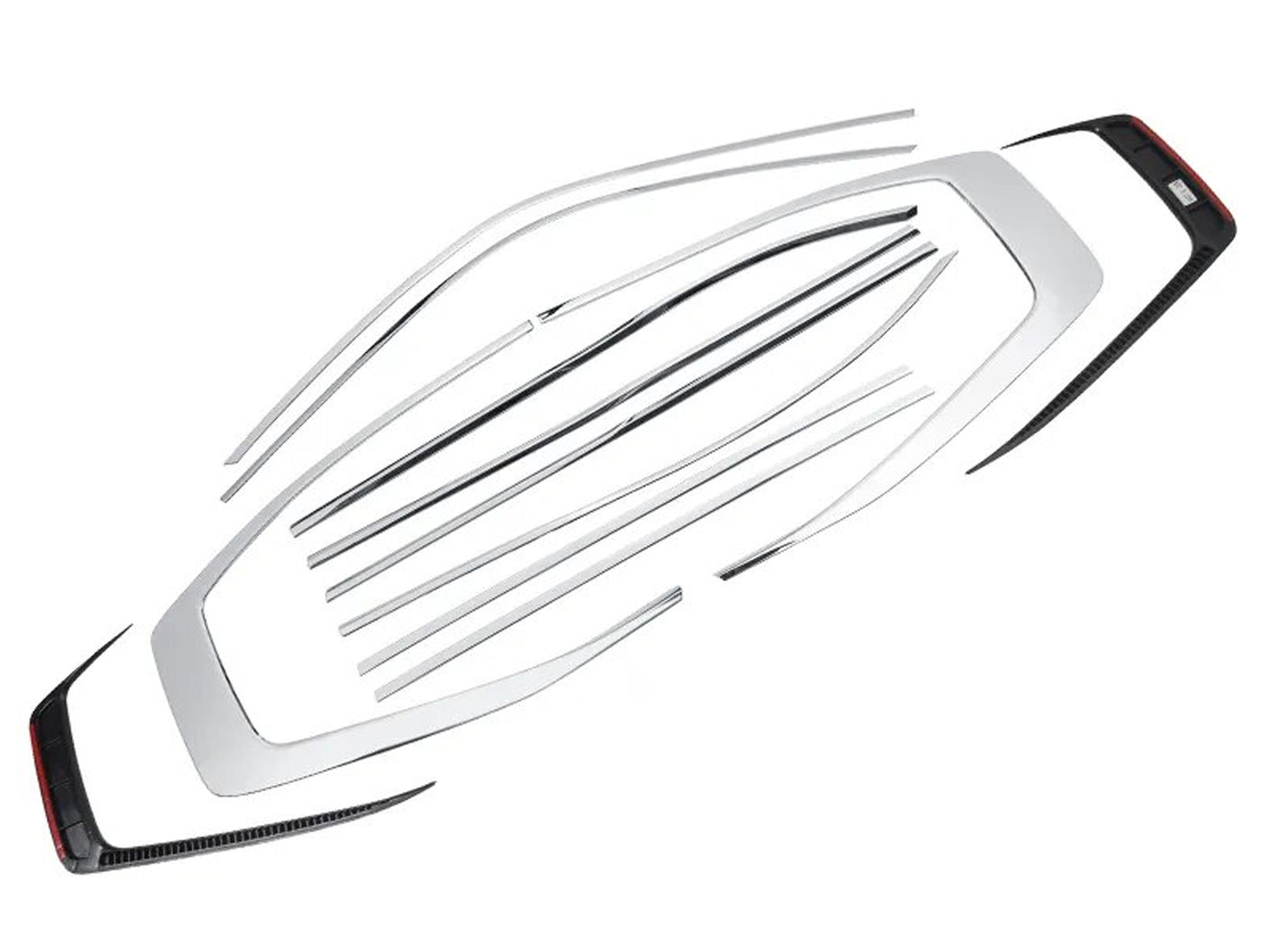 Lamevidrios de Ventana Cromados para Toyota Land Cruiser Lc300 2022-2025