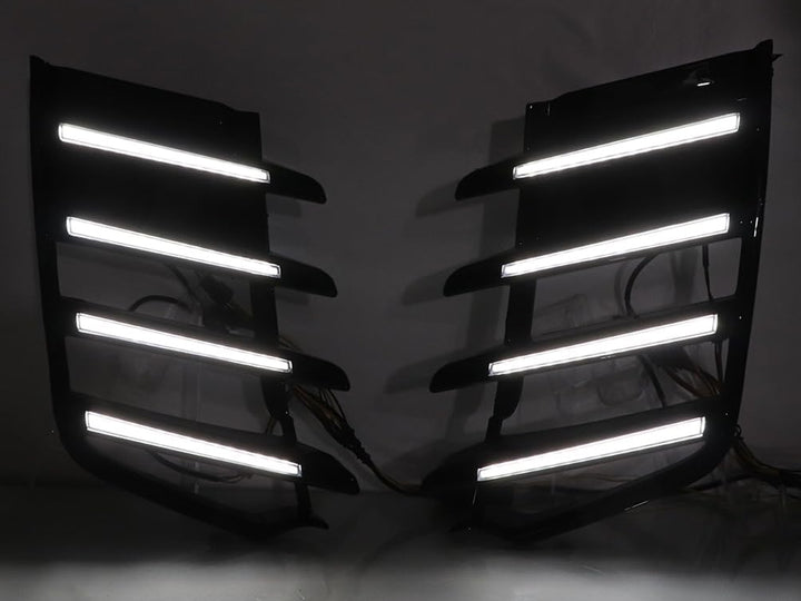 Pestañas Led Drl Delanteras para Toyota Land Cruiser Lc300 2022-2026