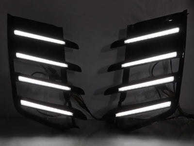 Pestañas Led Drl Delanteras para Toyota Land Cruiser Lc300 2022-2025