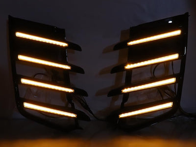 Pestañas Led Drl Delanteras para Toyota Land Cruiser Lc300 2022-2025