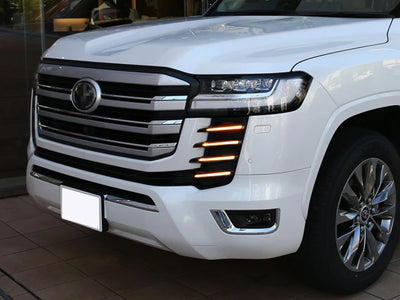 Pestañas Led Drl Delanteras para Toyota Land Cruiser Lc300 2022-2025