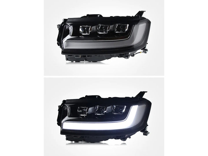 Farolas Led Drl Tipo Zx para Toyota Land Cruiser Lc300 2022-2026