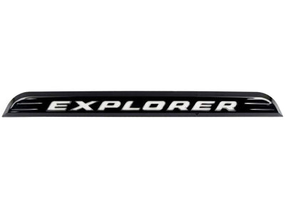 Plaquero Trasero Negro con Luz Led para Ford Explorer 2020-2023