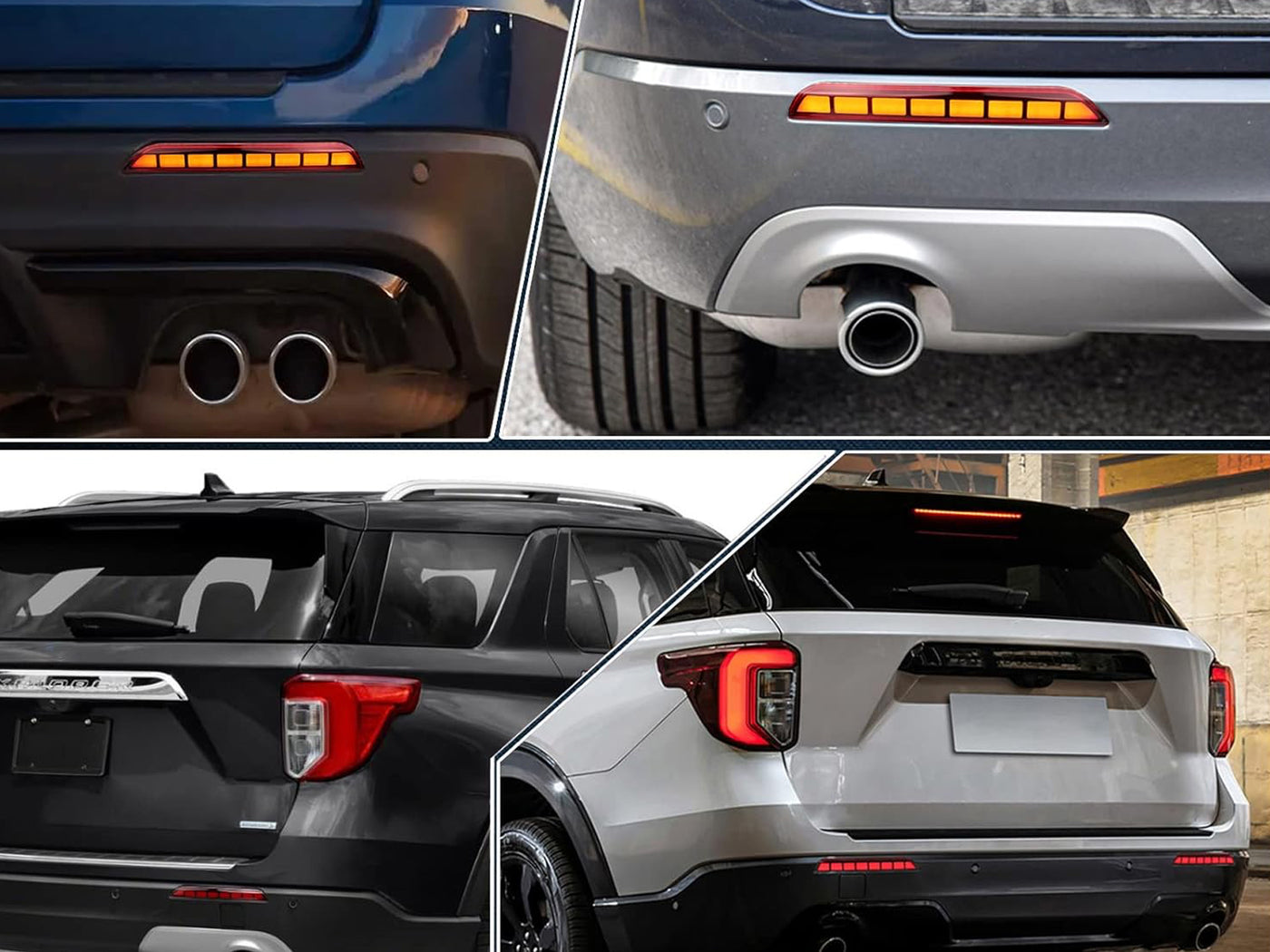 Exploradoras Rbl Led Traseras para Ford Explorer 2020-2025