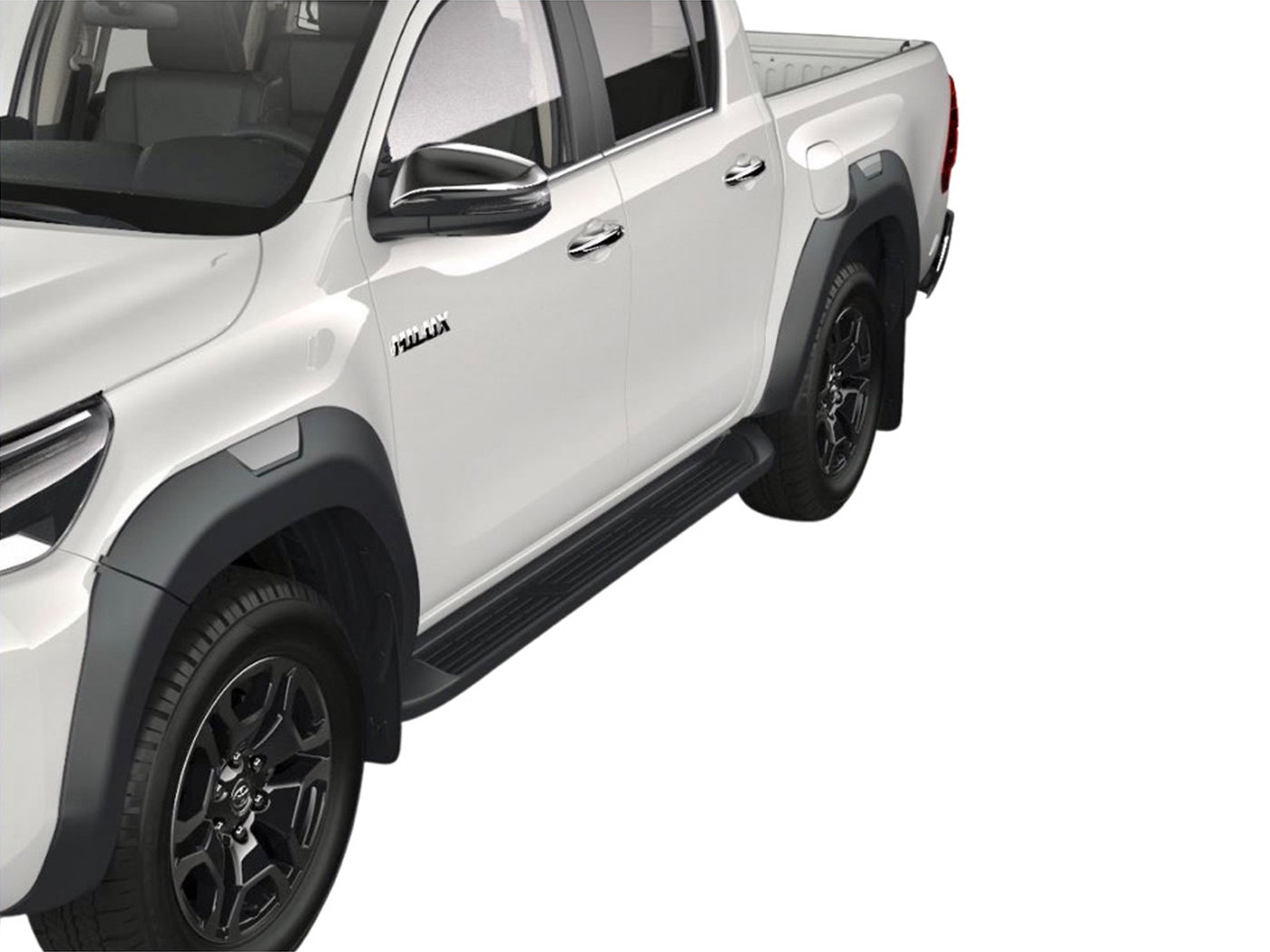 Ampliaciones Tipo GR Sport en Abs para Toyota Hilux 2017-2024