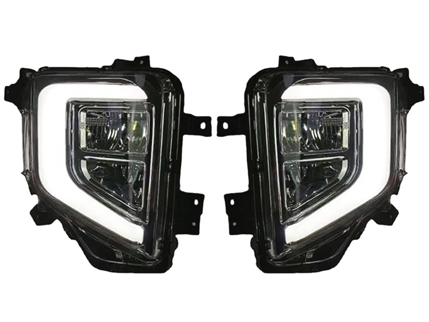 Exploradoras Led Drl Delanteras para Mitsubishi L200 2021-2024