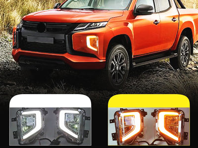 Exploradoras Led Drl Delanteras para Mitsubishi L200 2021-2024