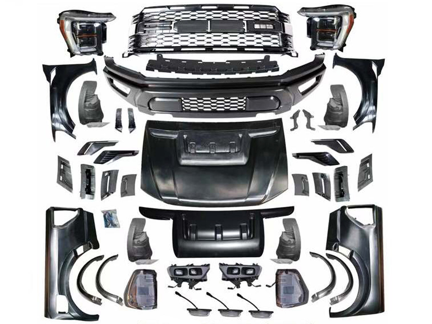 Body Kit de Conversion para Ford Ranger 2013-2023 a F-150 Raptor 2023