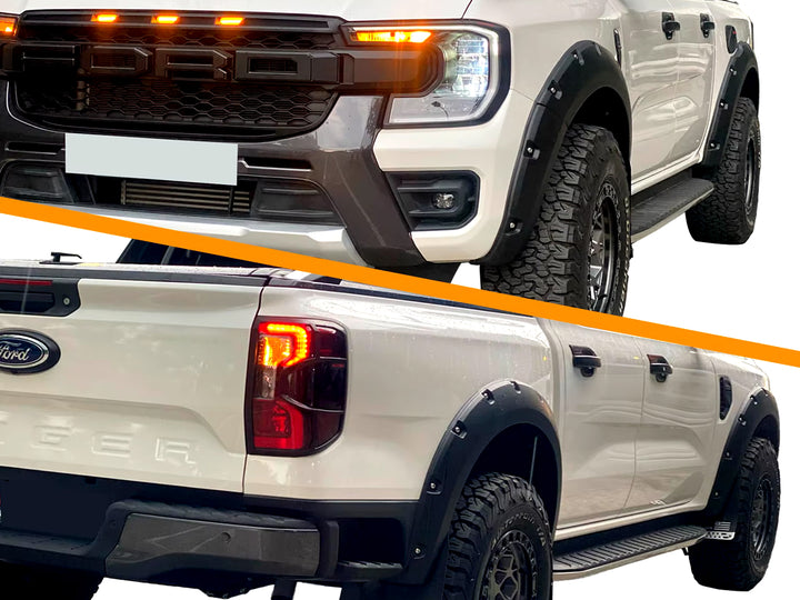 Ampliaciones con Taches en Abs para Ford Ranger 2024-2026
