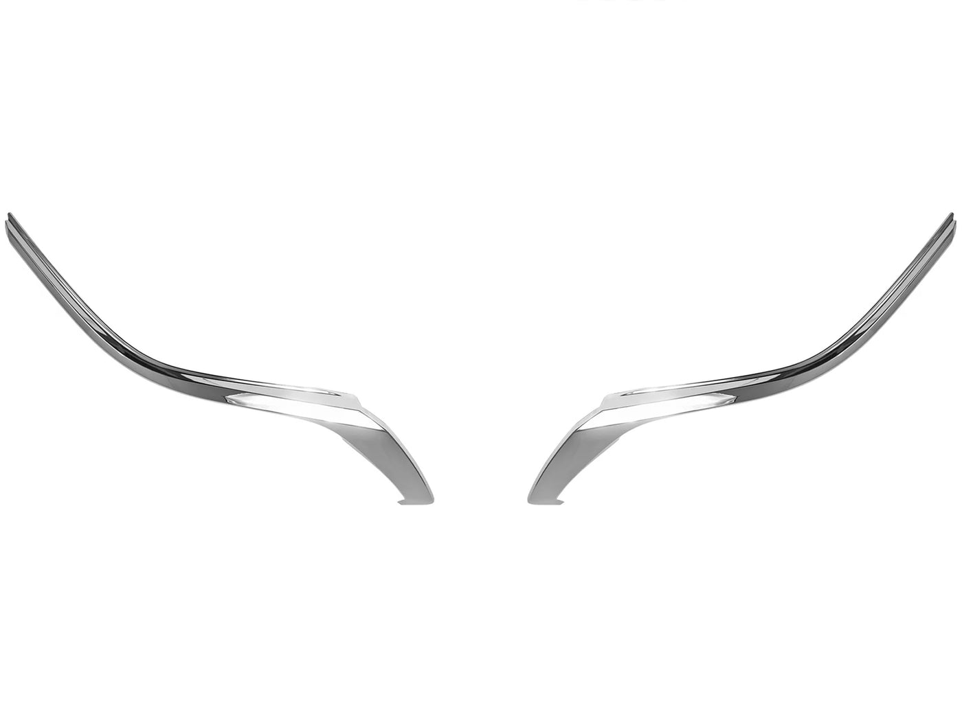 Accesorios Cromados Superiores de Farolas para Toyota Fortuner 2021-2025