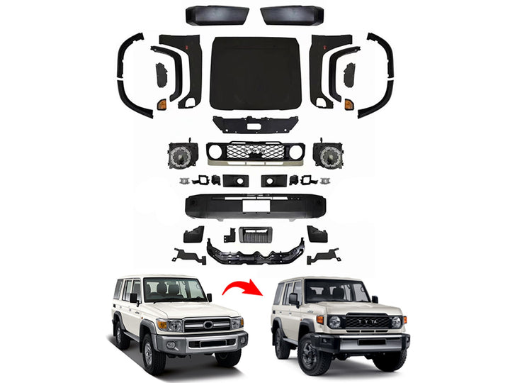 Body Kit de Conversion para Toyota Land Cruiser Series 70-71-76-77-78-79 a 2026