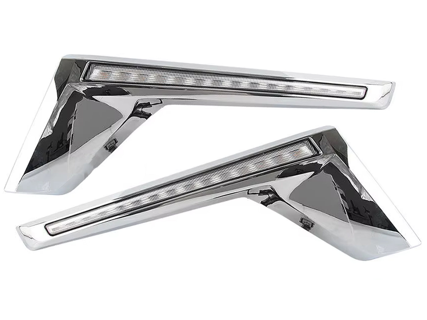Pestañas Led Drl Delanteras para Toyota Land Cruiser Lc200 2016-2021
