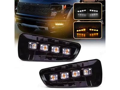 Exploradoras Led Drl Delanteras para Ford F-150 Raptor 2010-2014