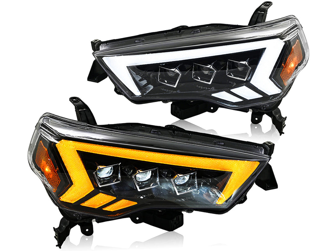 Farolas Led Drl Tipo Dubai Deluxe para Toyota 4Runner 2014-2024