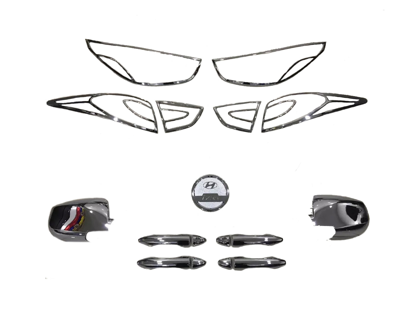 Kit Accesorios Cromados Hyundai Tucson Ix35 2010-2016