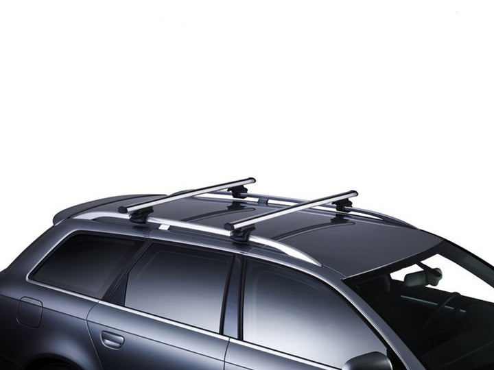 Barras de Techo Transversales Tipo Rack en Aluminio con Llave de Seguridad