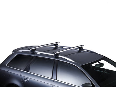 Barras de Techo Transversales Tipo Rack en Aluminio con Llave de Seguridad