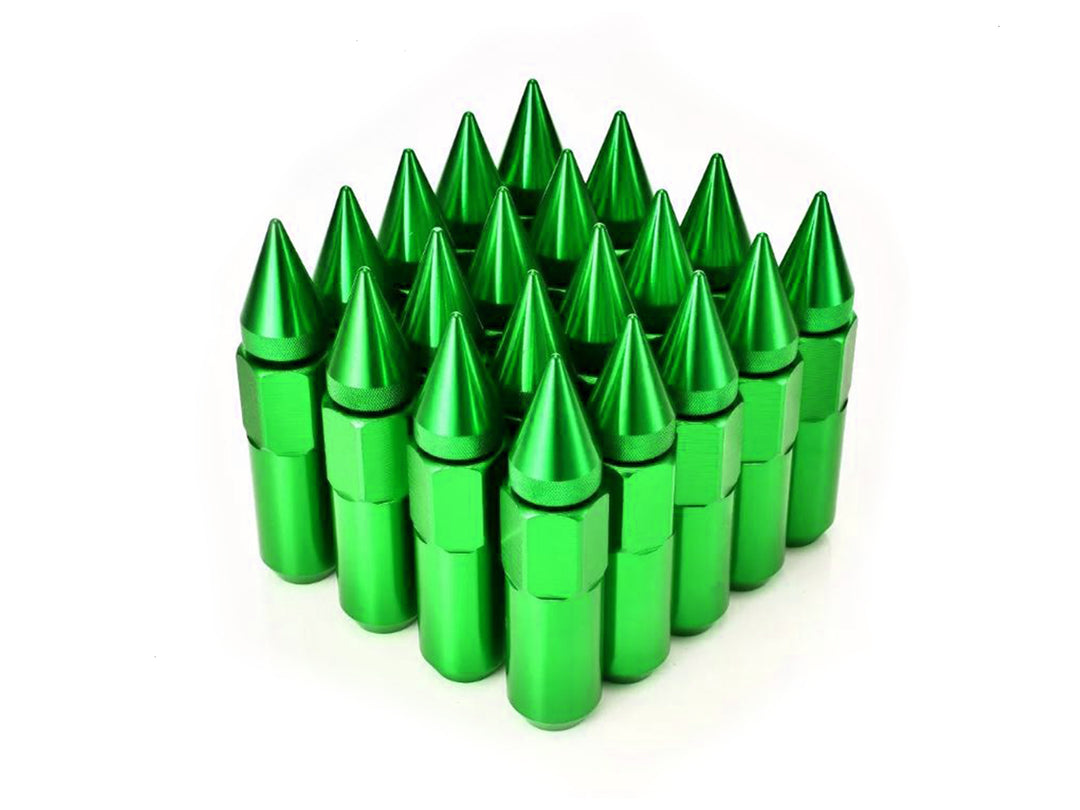 Tuercas Tuning de Lujo para Rines de Carros - Verde