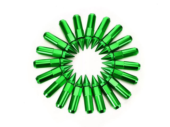 Tuercas Tuning de Lujo para Rines de Carros - Verde