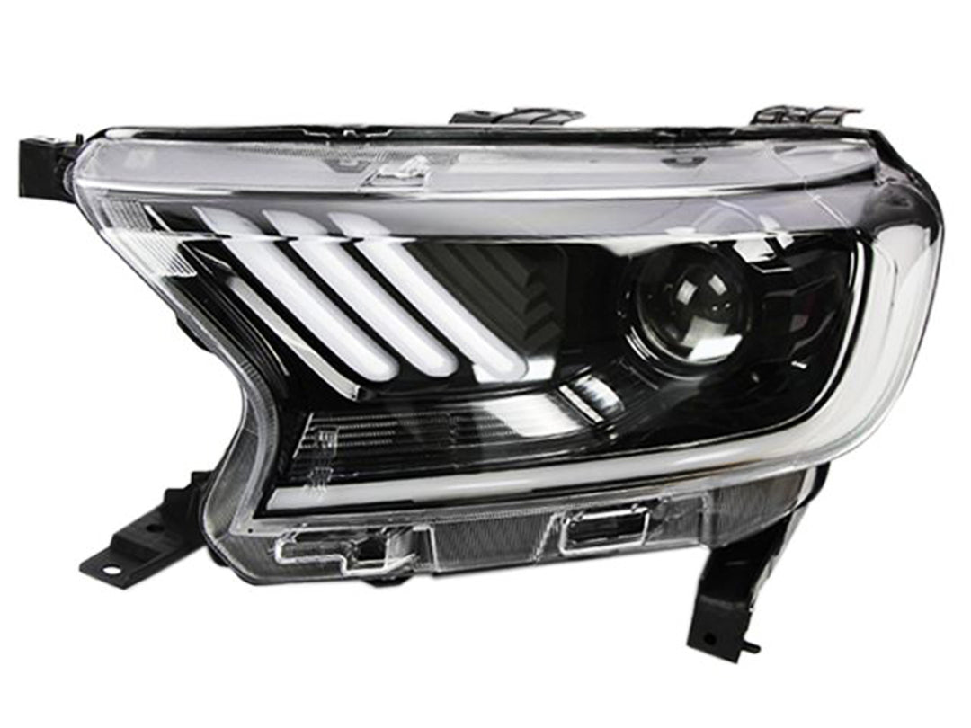 Farolas Led Drl Tipo Mustang para Ford Ranger 2017-2023