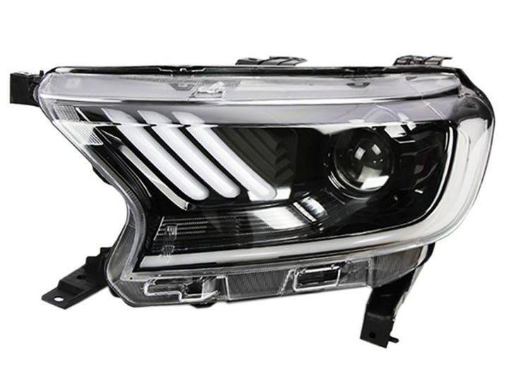 Farolas Led Drl Tipo Mustang para Ford Ranger 2017-2023