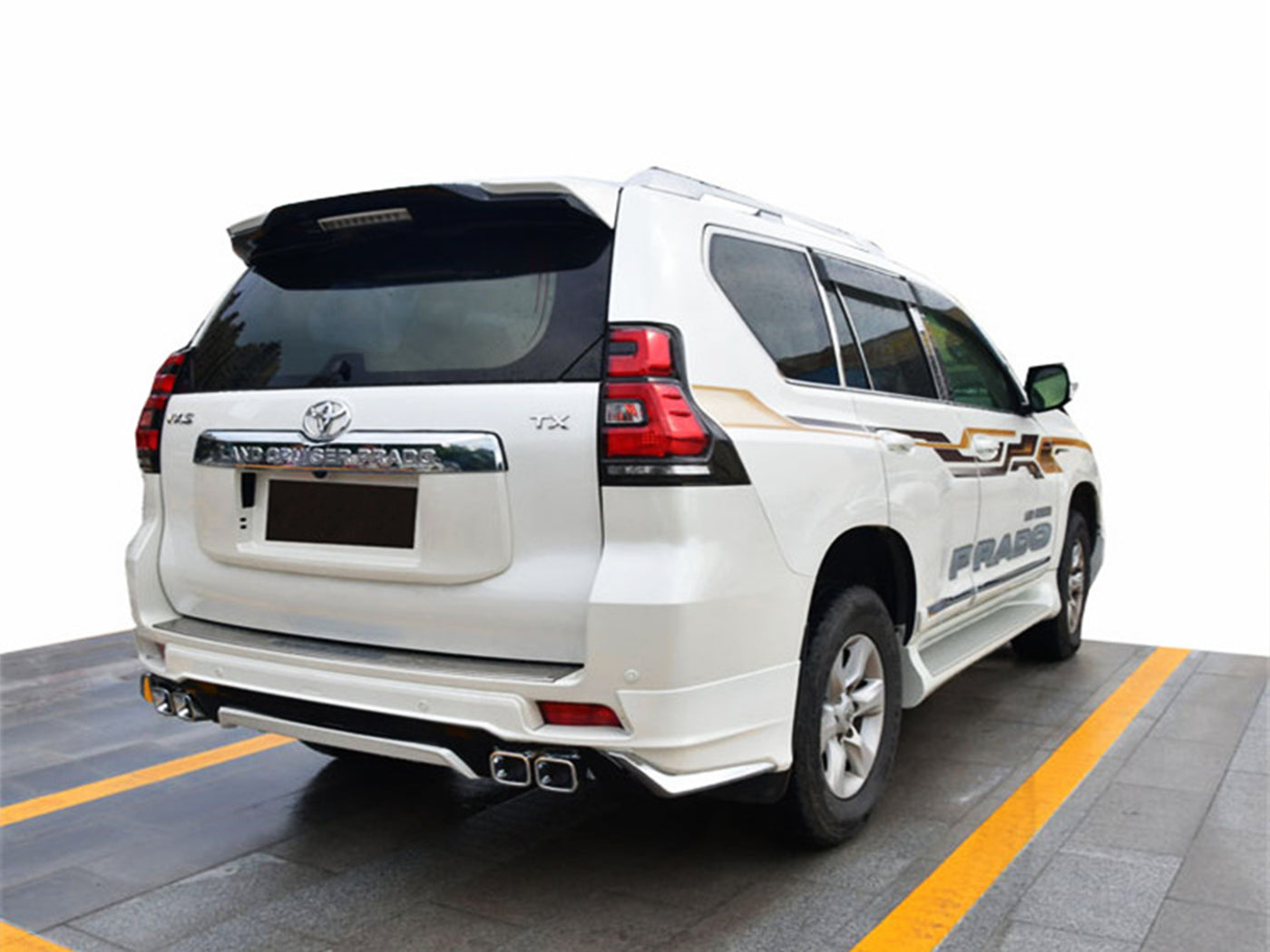 Body Kit con Drl Original para Toyota Prado 2018-2023