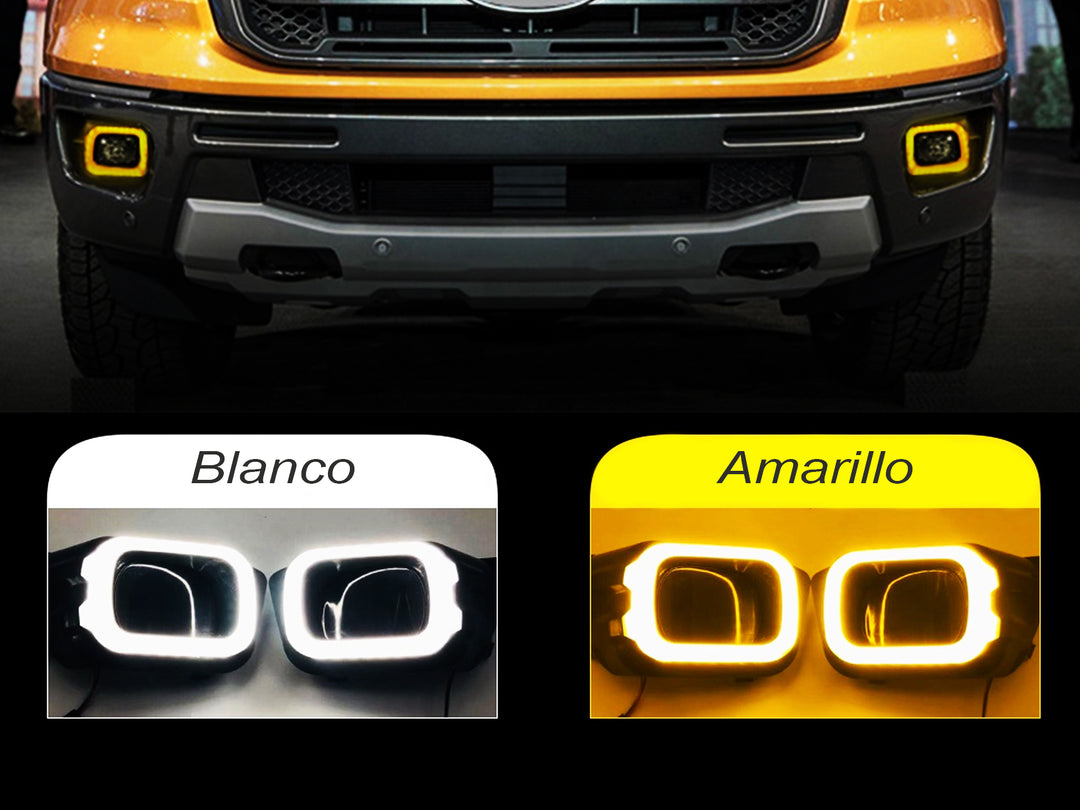 Exploradoras Led Drl Delanteras Originales para Ford Ranger 2020-2023