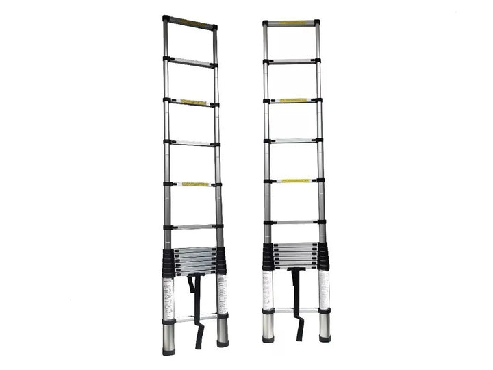 Escalera Telescópica en Aluminio de 3.8 Metros con 13 Pasos