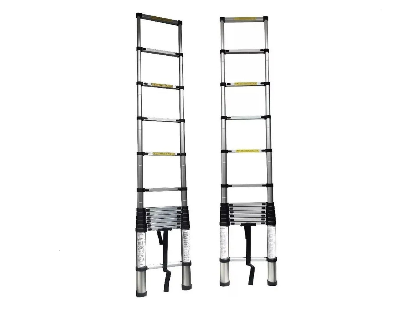 Escalera Telescópica en Aluminio de 3.8 Metros con 13 Pasos
