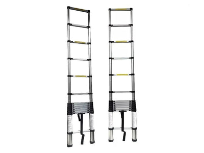 Escalera Telescópica en Aluminio de 3.8 Metros con 13 Pasos