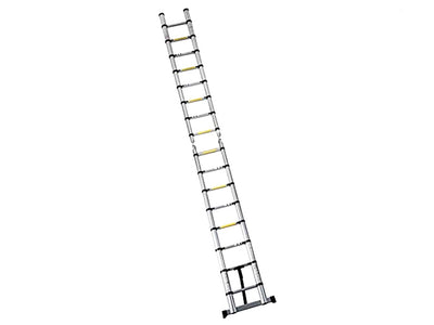Escalera Telescópica Tipo Tijera Doble en Aluminio de 6.40 Metros con 18 Pasos