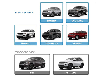 Barras de Techo Transversales Originales para Jeep Grand Cherokee 2011-2020