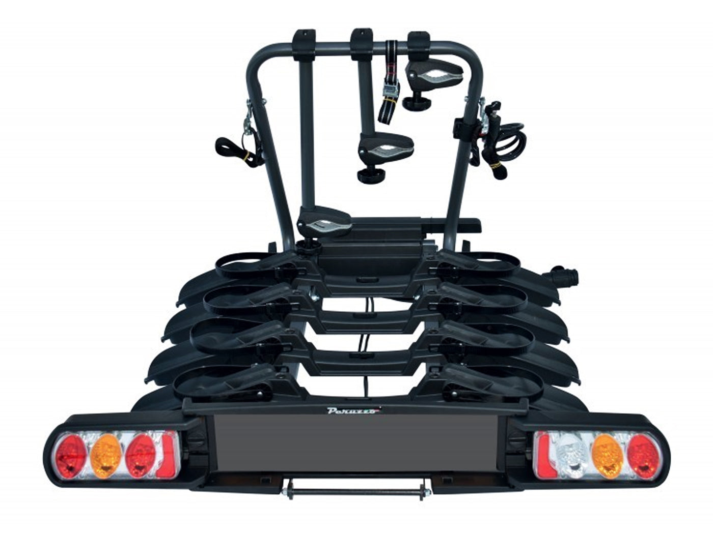 Portabicicletas Peruzzo Pure Instinct de 2-3-4 Puestos para Carros con Tiro de Arrastre