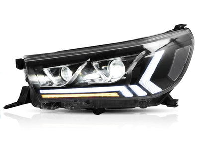 Farolas Led Drl Tipo Dubai Deluxe para Toyota Hilux 2017-2020