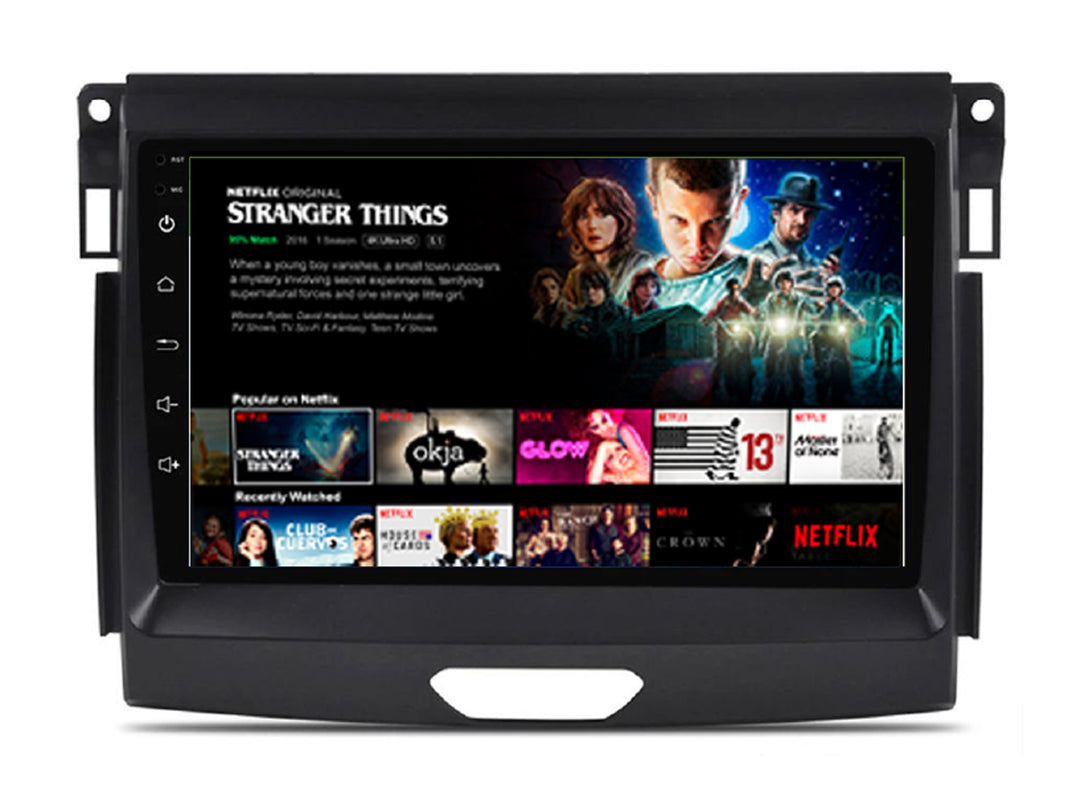 Radio Android 9" para Ford Ranger 2020-2023