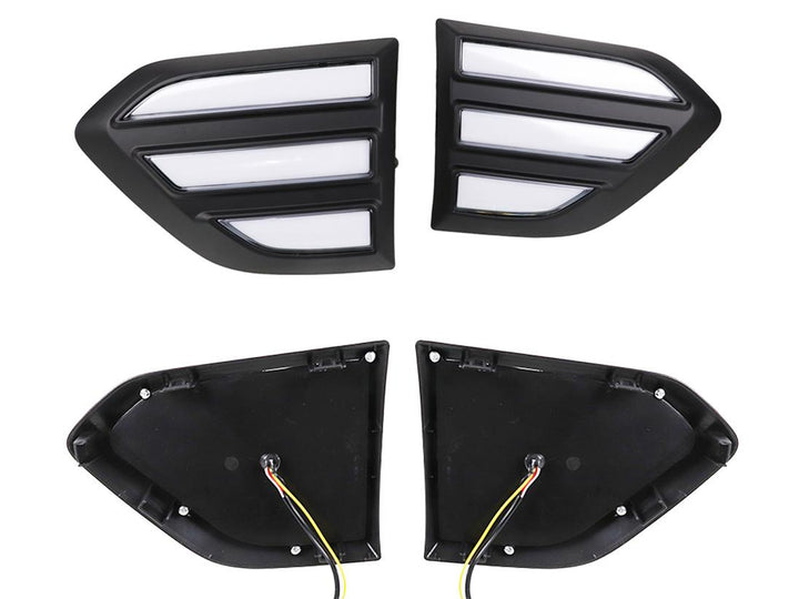 Branqueas Laterales Led Drl Tipo Raptor para Ford Ranger 2017-2023