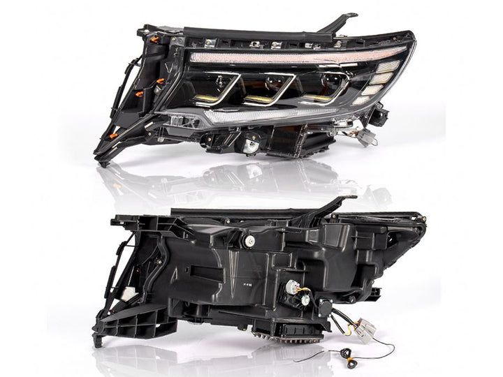 Farolas Led Drl Tipo Lexus para Toyota Prado 2018-2024