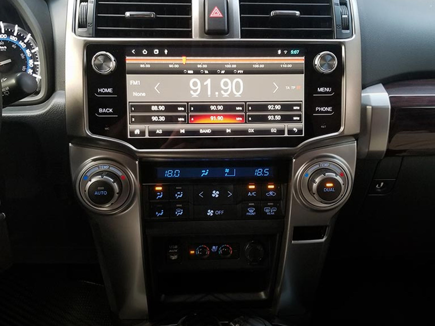 Radio Android 9" para Toyota 4Runner 2010-2024