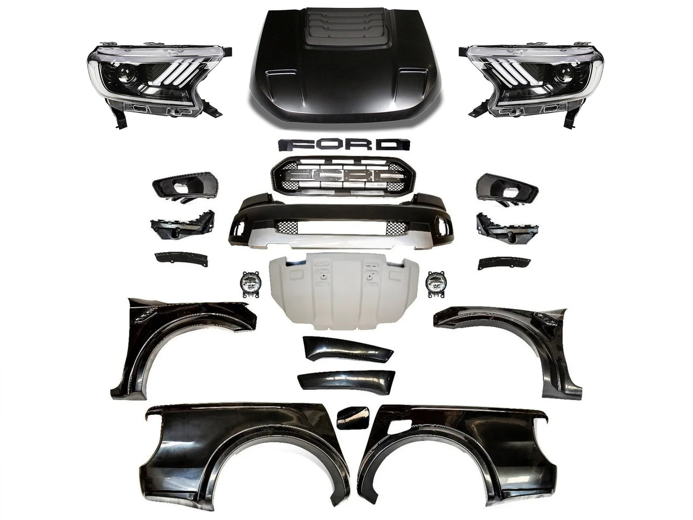 Body Kit de Conversion para Ford Ranger 2013-2023 a Raptor