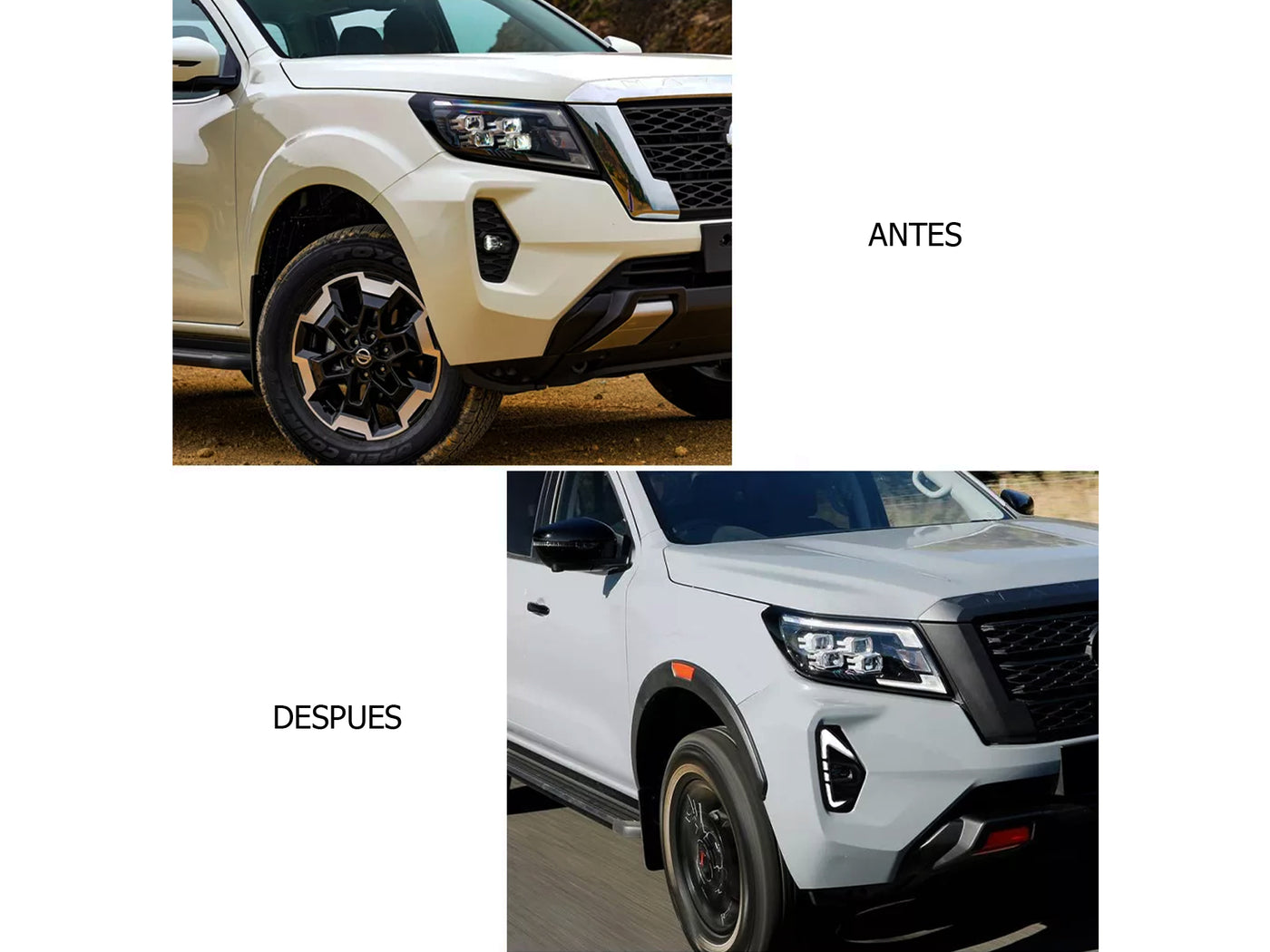 Exploradoras Led Drl Delanteras Originales para Nissan Frontier NP300 2022-2025