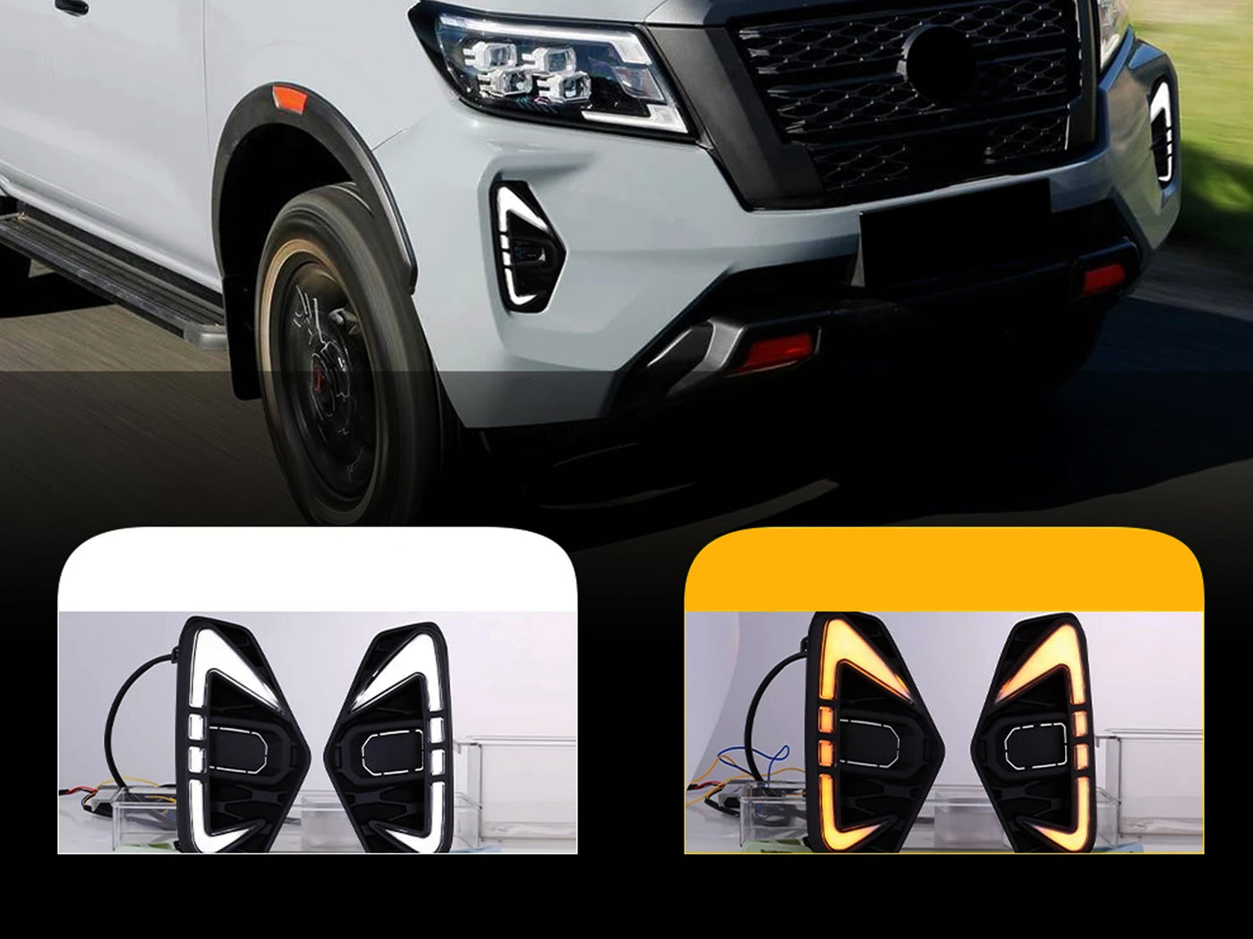 Exploradoras Led Drl Delanteras Originales para Nissan Frontier NP300 2022-2025