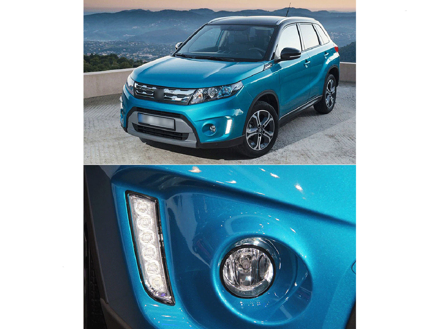Exploradoras Led Drl Delanteras Originales para Suzuki Vitara 2016-2024