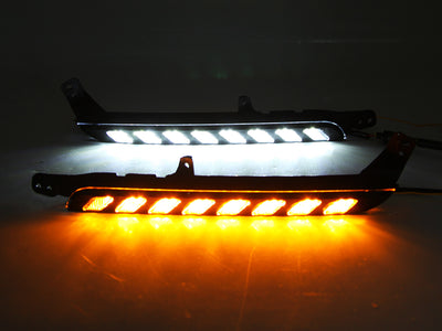 Pestañas Led Drl de Farolas para Toyota Hilux 2021-2024