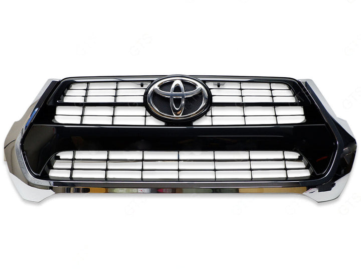 Persiana de Lujo Cromada para Toyota Hilux 2021-2026