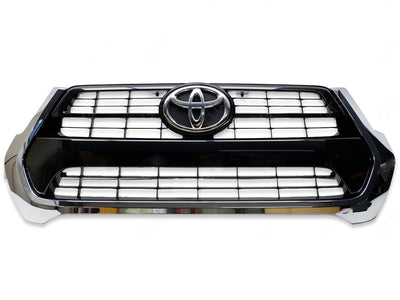 Persiana de Lujo Cromada para Toyota Hilux 2021-2025
